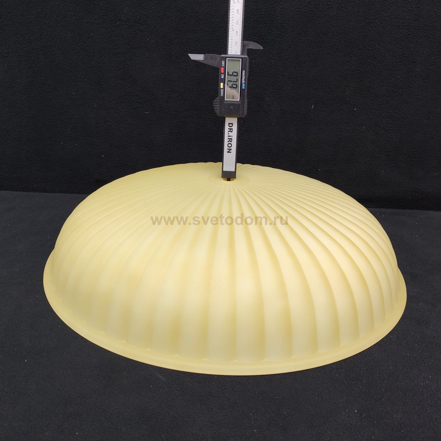 Плафон стекло центральное под стержень 400*100мм Mw light 31701 Афродита цвета шампань