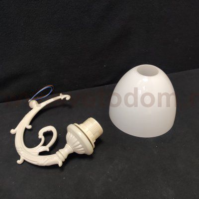 Плафон стекло белое 150*120мм (44мм посадка) Mw 45002 Ариадна