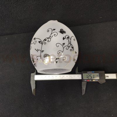 Плафон стекло с узором E14 137*125мм MW / De 267013 Фиеста