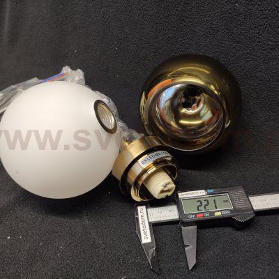 Плафон стекло шар матовый белый 100мм с резьбой под G9 цоколь Odeon Light 5014 Hatty