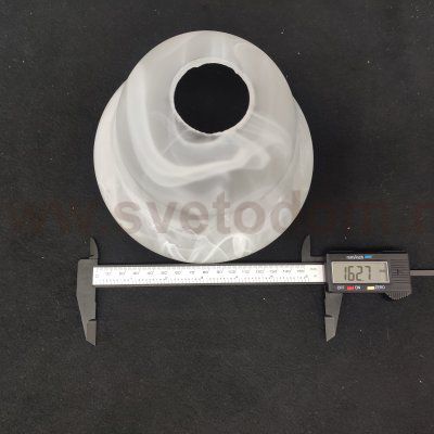 Плафон стекло матовый алебастр 165*105мм E27 Odeon light 1992 PALACIO