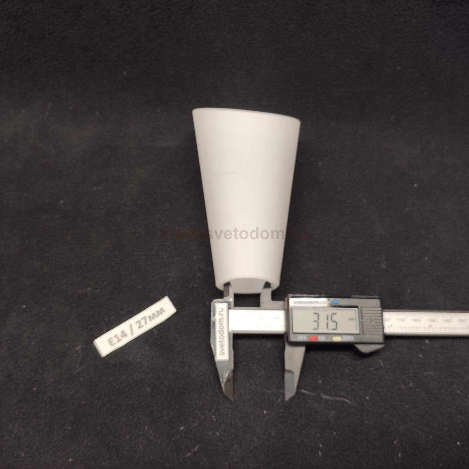 Плафон стекло со скосом 80*160мм E14 (32мм посадка) OL 2464 Evans