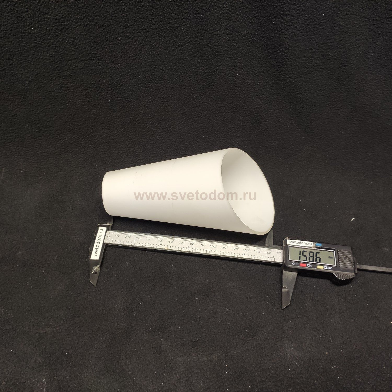 Плафон стекло со скосом 80*160мм E14 (32мм посадка) OL 2464 Evans