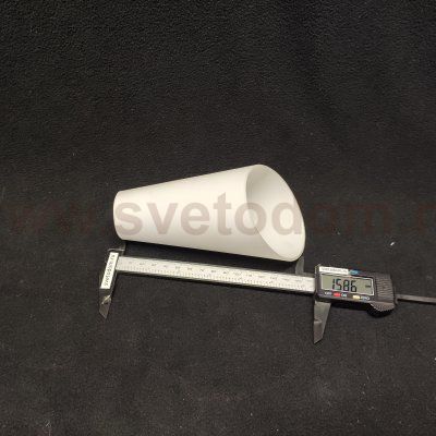 Плафон стекло со скосом 80*160мм E14 (32мм посадка) OL 2464 Evans