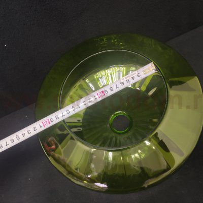 Плафон стекло зеленое 300*166мм Е27 Odeon light 4783 BINGA