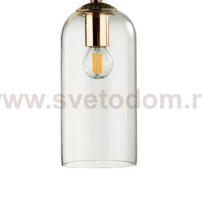 Плафон стекло прозрачное Е14 113*220мм Odeon light 4855 BIZET