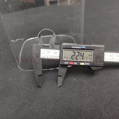 Плафон стекло прозрачное квадрат 120*120мм G9 (22мм посадка) Ст лючи SL602