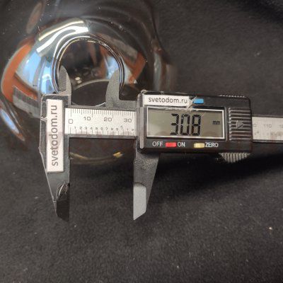 Плафон стекло тонированное 130мм E14 (31мм посадка) OML-93601 Sandrigo