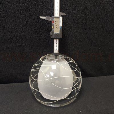 Плафон стекло двойное 150*115мм Е27 (45мм посадка) Омни OML-28311/28313 Saragossa