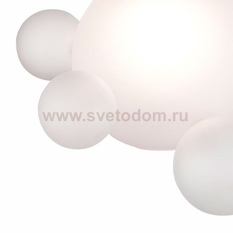 Плафон стекло шар полуматовый 100мм с резьбой 20мм SL1133.5 BOPONE