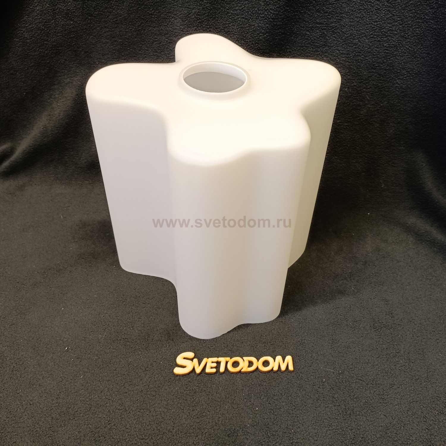 Плафон стекло белый матовый 200мм Е27 (43мм посадка) SL116.50 Onde