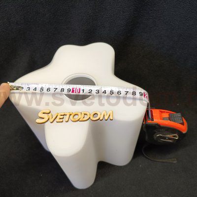 Плафон стекло белый матовый 200мм Е27 (43мм посадка) SL116.50 Onde