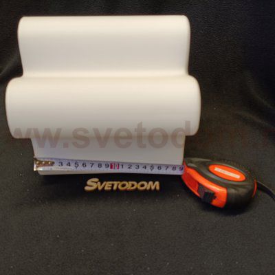 Плафон стекло белый матовый 200мм Е27 (43мм посадка) SL116.50 Onde