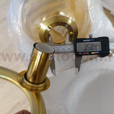 Плафон стекло янтарный 150мм с резьбой 37мм SL1162 GORIZIA