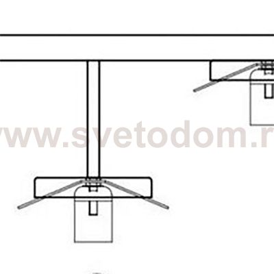 Плафон стеклянный эллипс матовый белый 250мм (80мм посадка) SL1503 Modica под пружины