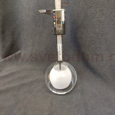 Плафон стекло двойное белое+матовое 100*75мм E14 (32мм посадка) Lussole LSP-0141 CHUICHU