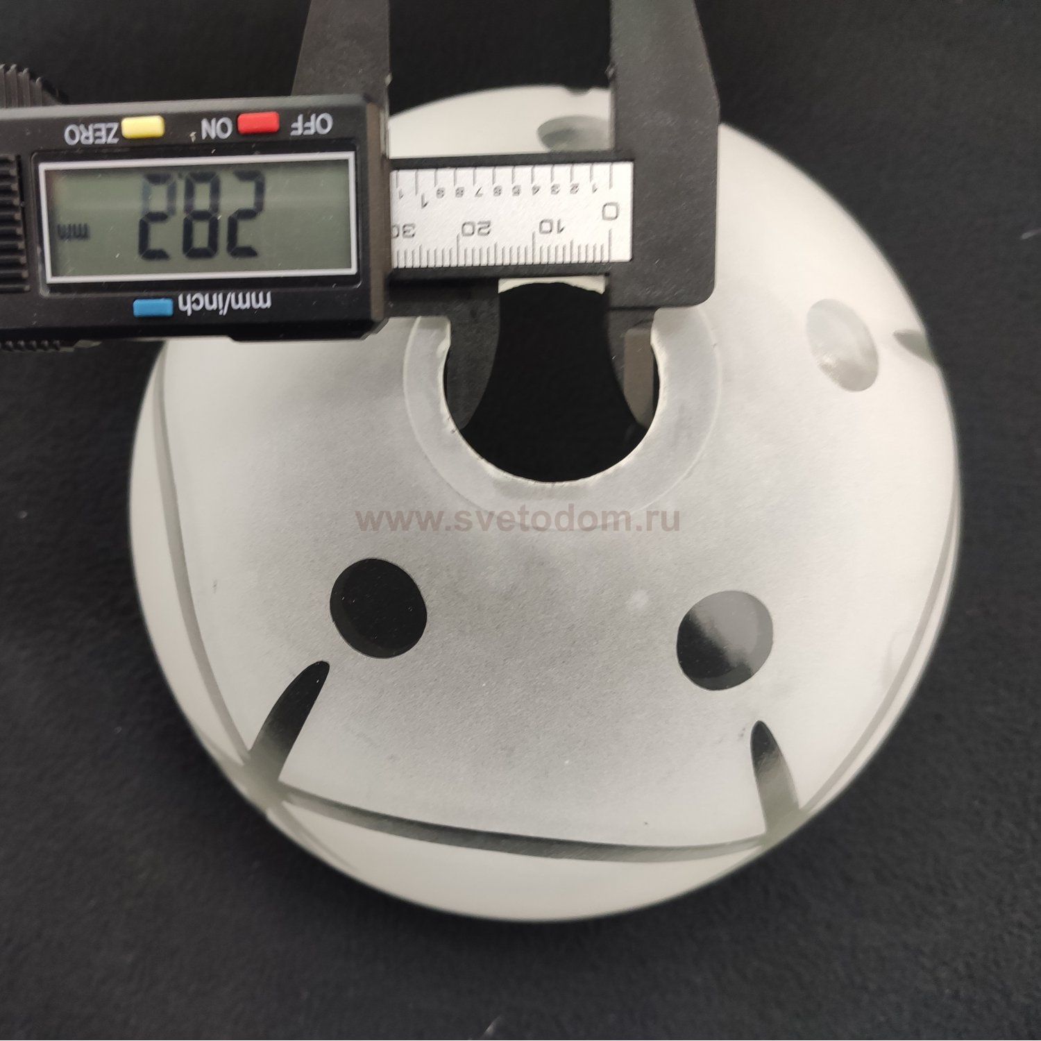 Плафон стекло для светильников Vitaluce V3562 165*93мм