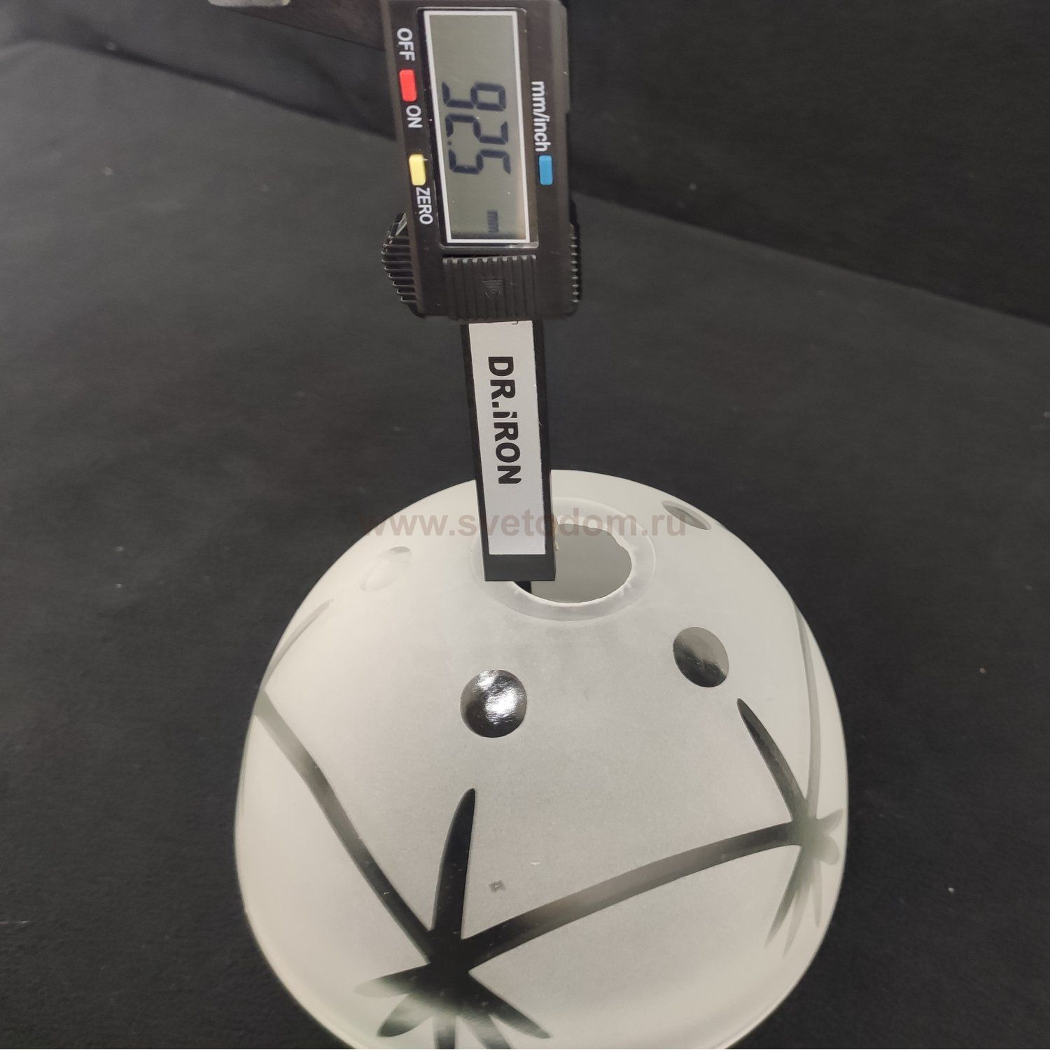 Плафон стекло для светильников Vitaluce V3562 165*93мм