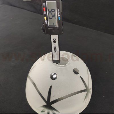 Плафон стекло для светильников Vitaluce V3562 165*93мм