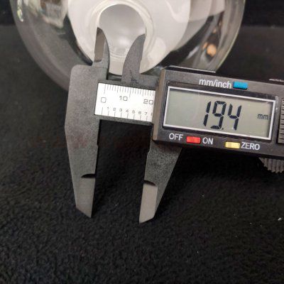 Плафон стекло прозрачное двойное 120мм с резьбой G9 20мм Divinare 7720/02 GRAPPOLO