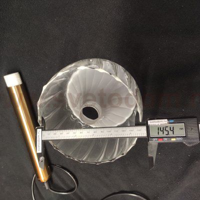 Плафон стекло двойное 150*100мм с резьбой 20мм для светильников Vele Luce vl5454p kelly