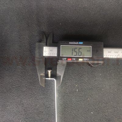 Планка монтажная для светильников 115-130мм с декоративными винтами цвета никель