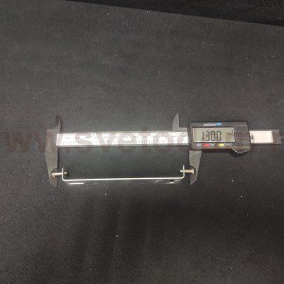 Планка монтажная для светильников 115-130мм с декоративными винтами цвета никель