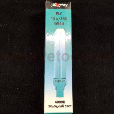 Лампа люминесцентная Jazzway PLC 18W/840 G24d-2