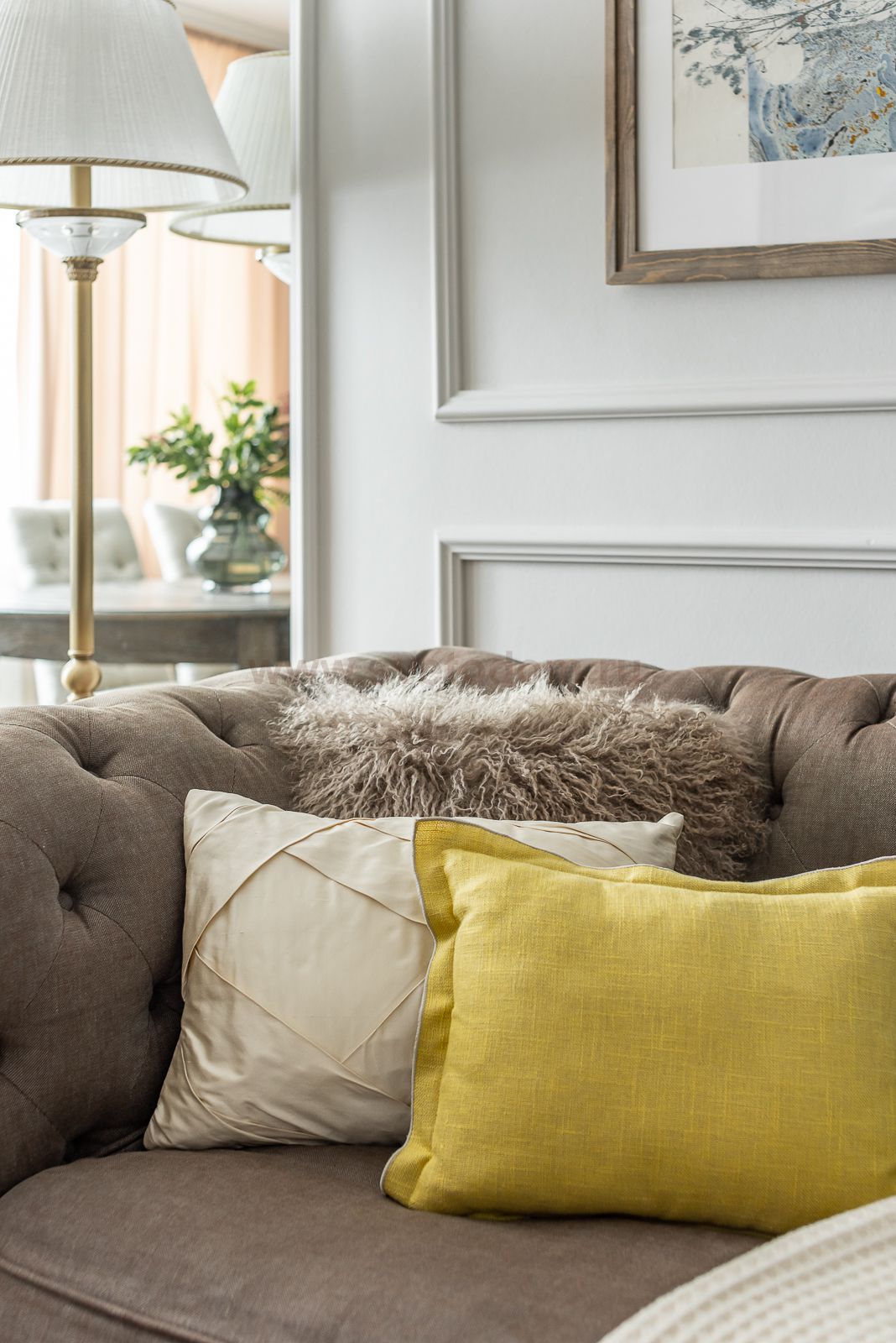 Торшер с абажуром Reccagni Angelo PN 6502/2