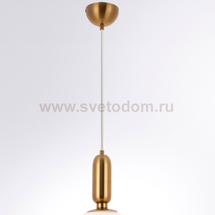 Подвесное крепление для светильников с резьбой плафона 49мм E27 прозрачный шнур 1,6м медь (3320)