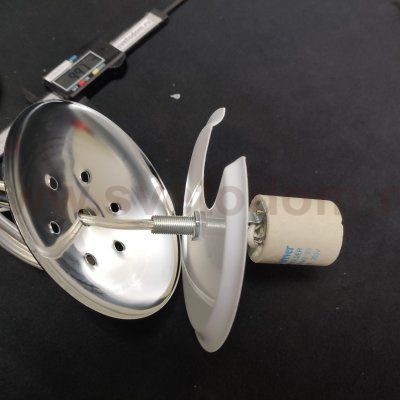 Подвесное крепление для светильников с отверстием плафона 75-105мм E27 прозрачный шнур 1,6м