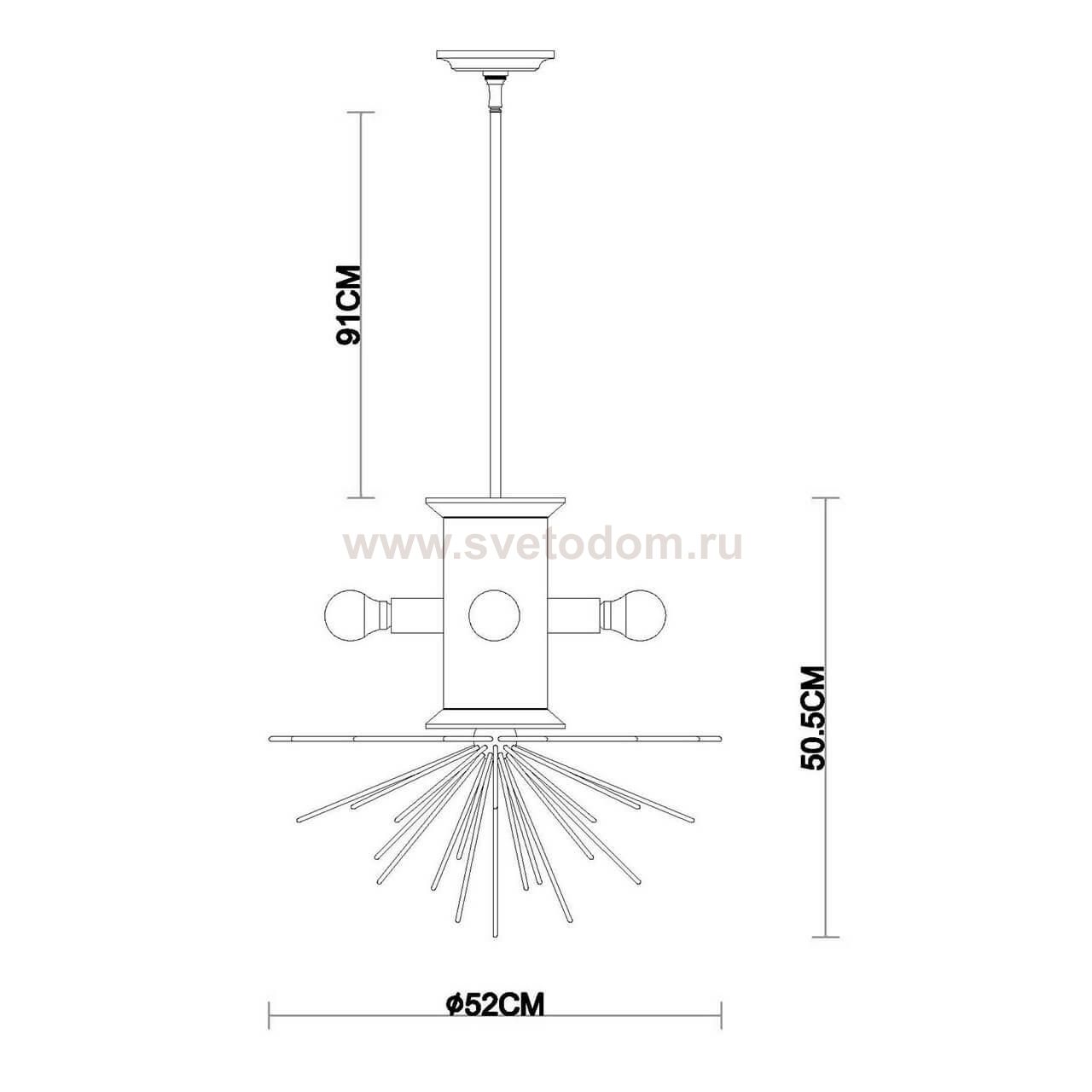 Подвесная люстра Vele Luce Aragonese VL1224P04