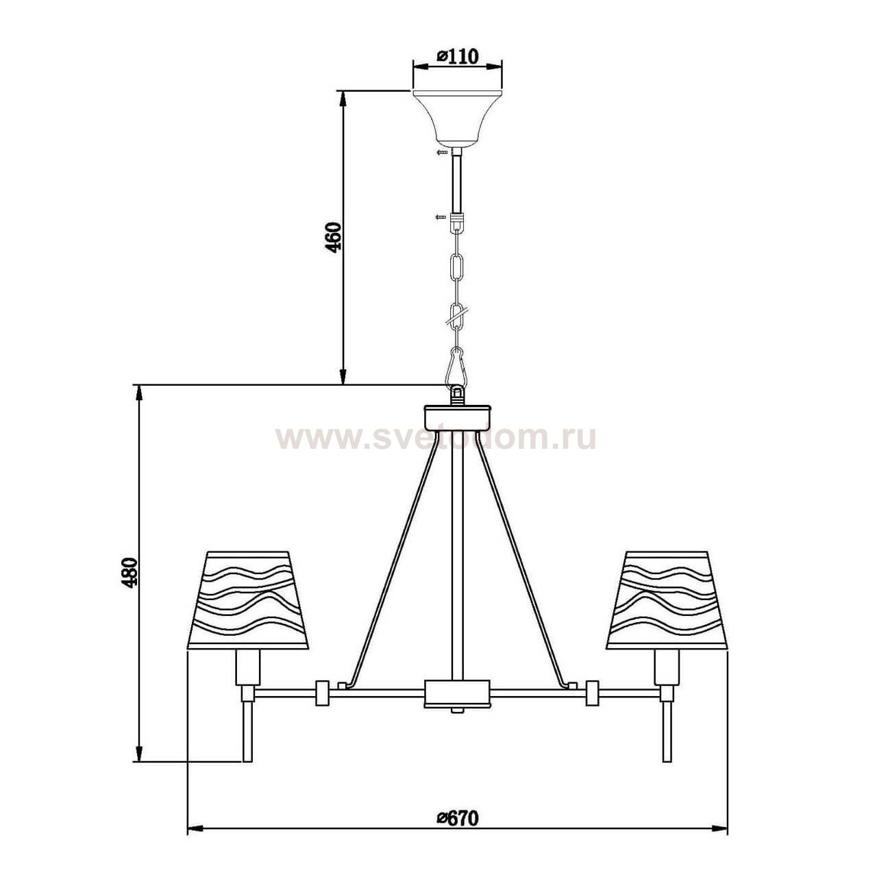 Подвесная люстра Vele Luce Ardente VL1473L05