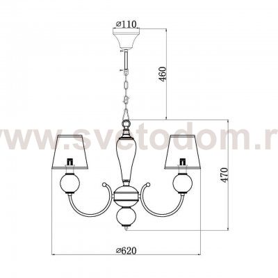 Подвесная люстра Vele Luce Bella VL2014L05