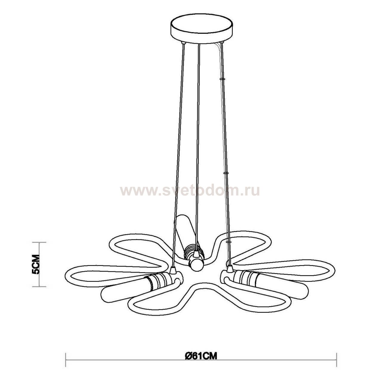 Подвесная люстра Vele Luce Camomilla VL1073L03
