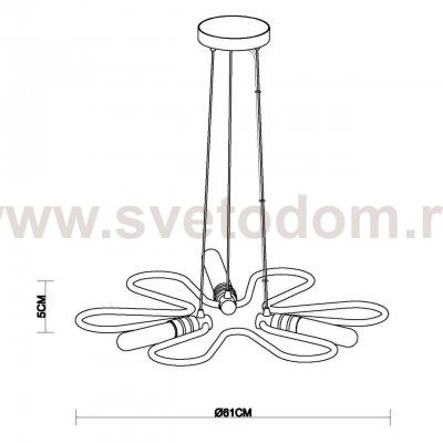 Подвесная люстра Vele Luce Camomilla VL1073L03
