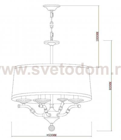 Подвесная люстра Vele Luce Daisy VL1063L05