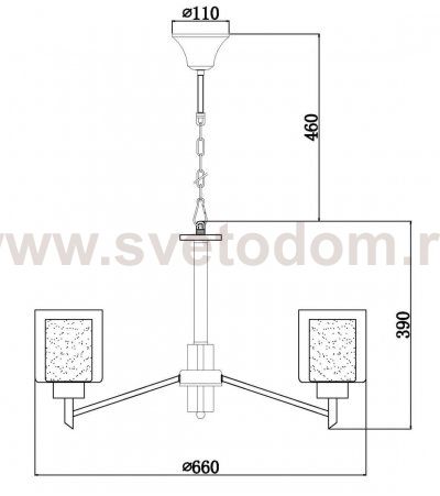 Подвесная люстра Vele Luce Felice VL1425L06