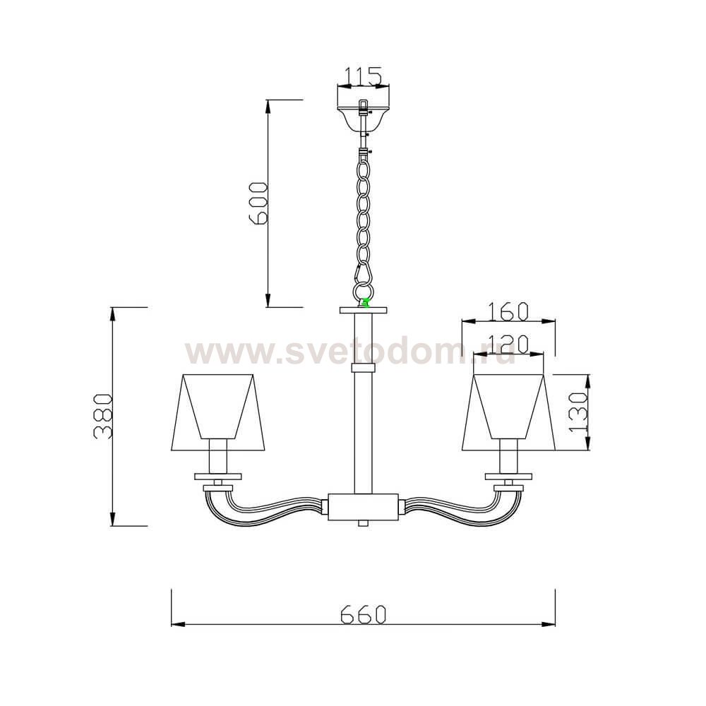 Подвесная люстра Vele Luce Olimpia VL1764L05