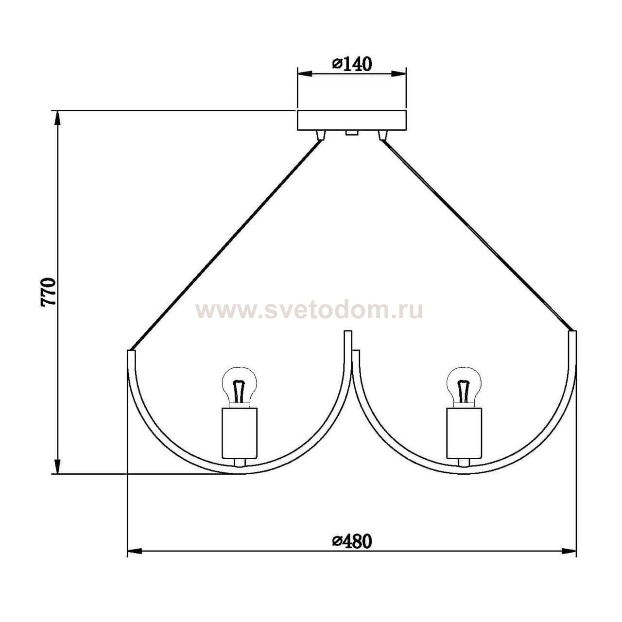 Подвесная люстра Vele Luce Rossi VL1862L05