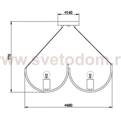 Подвесная люстра Vele Luce Rossi VL1862L05