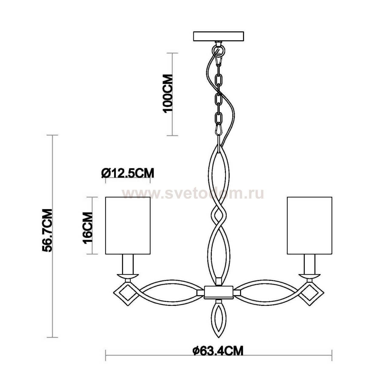 Подвесная люстра Vele Luce Vilucchio VL1084L05