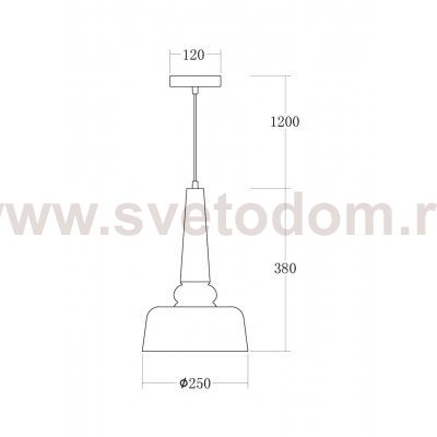 Подвесной светильник Vele Luce appassionato VL2144p01
