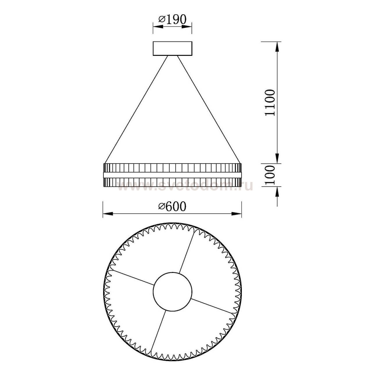 Подвесной светильник Vele Luce Faccia VL1693P01