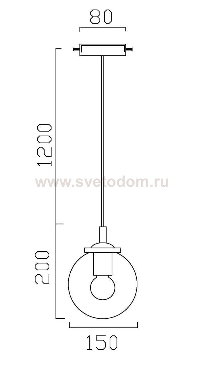 Подвесной светильник Vele Luce Volo VL2074P01