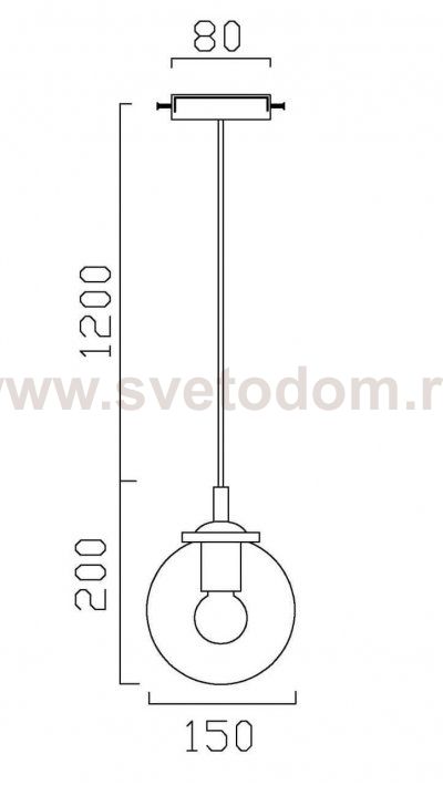 Подвесной светильник Vele Luce Volo VL2074P01
