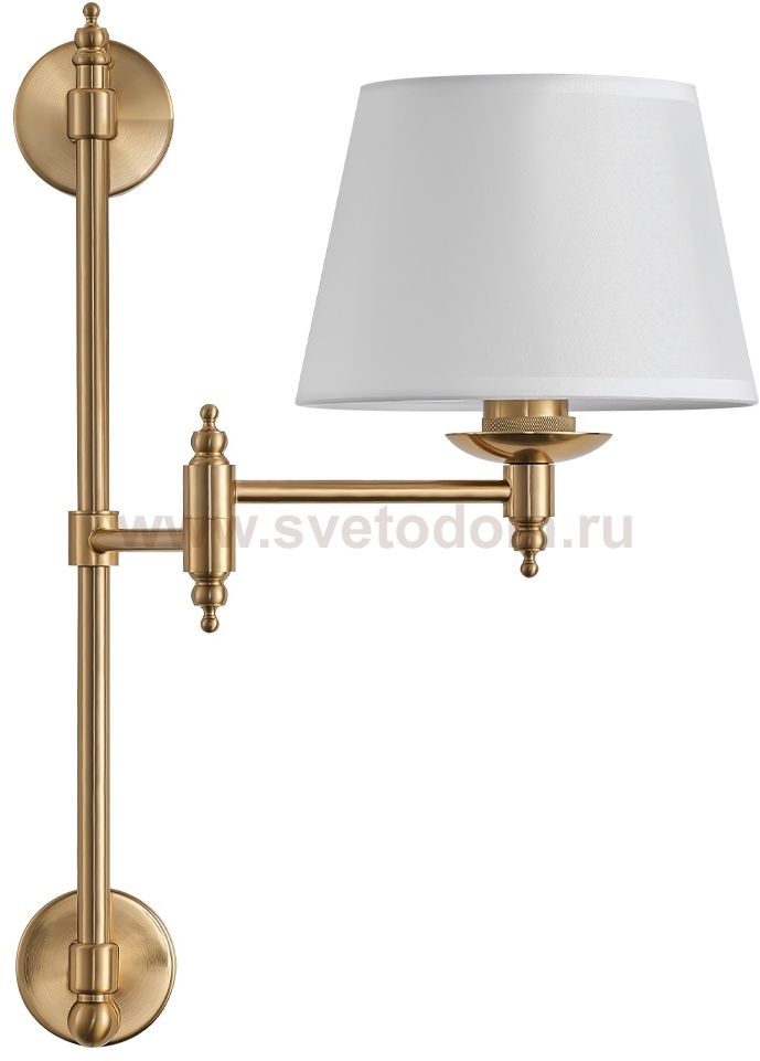 Светильник настенный бра Crystal lux POESIA AP1 BRASS