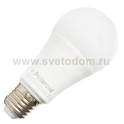 Светодиодная лампа LED 200-240V A60 12W 4000K E27 1200lm Polaroid