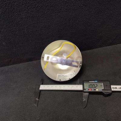 Потолочная чаша основание для светильника с зажимом для провода в цвете ХРОМ 100*65мм (1308)