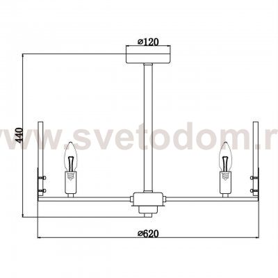 Потолочная люстра Vele Luce Aria VL1951L06